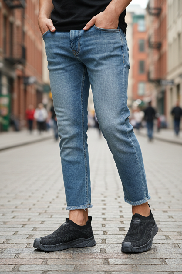 238607 5FX Siyah Erkek Slip On