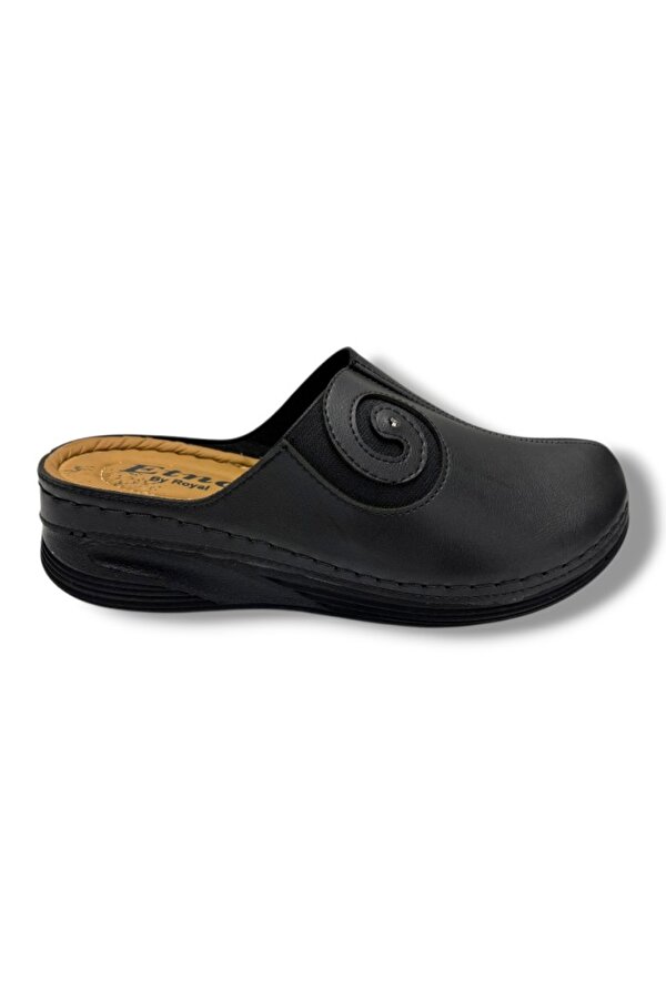 Poli 725-26 Cilt Deri Anatomik Sabo Kadın Terlik