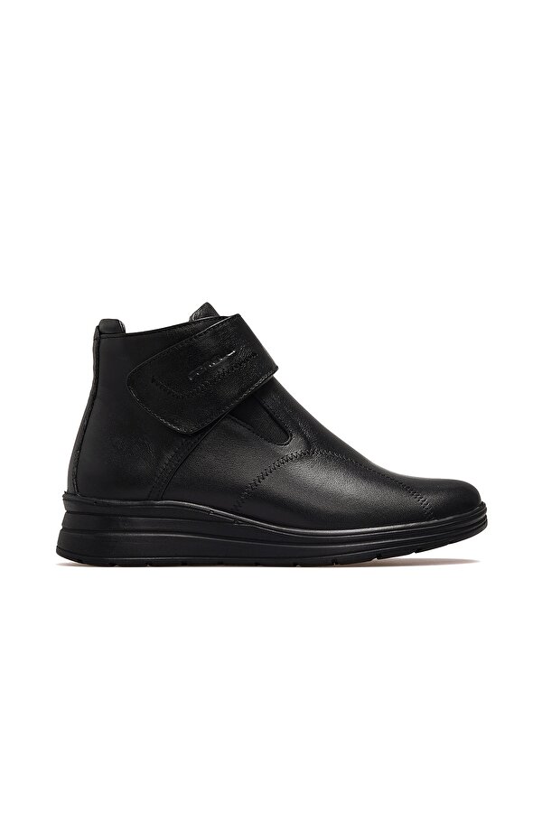 Peykan Kadın Deri Kemik Çıkıntısı Comfort Günlük Bot 25k 21352 Z Siyah