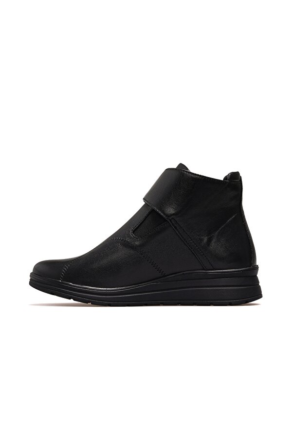 Peykan Kadın Deri Kemik Çıkıntısı Comfort Günlük Bot 25k 21352 Z Siyah