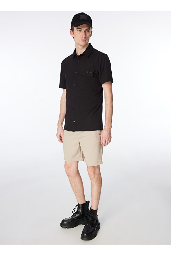 Siyah Erkek Basic Gömlek F4SM-GML 0754