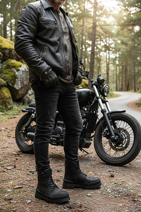 TONI 4PR Siyah Erkek Postal