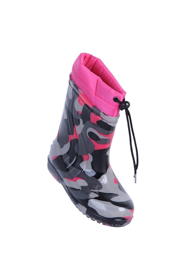 Skuaıter Syh-Fuşya Paraşüt Termal Kürklü Kız Çocuk Çizme Bot