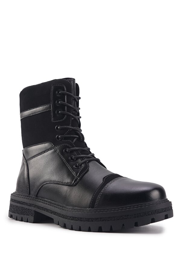 INT1123K078-KRK 3PR Siyah Erkek Günlük Ayakkabı