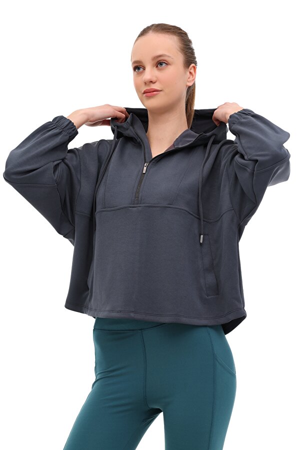 WL 17GORZO 5PR Antrasit Kadın Sweatshirt