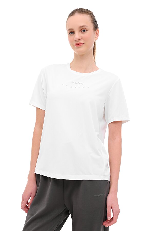 WL 11PEAK-3 6FX Beyaz Kadın Kısa Kol T-Shirt