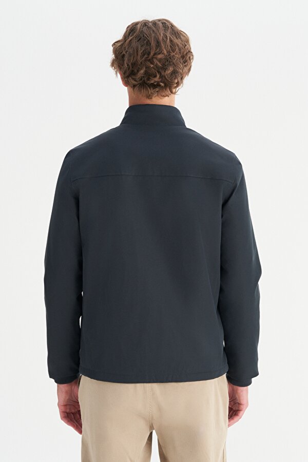 Relaxed Fit Dik Yaka İnce Erkek Bomber Ceket W2520140001