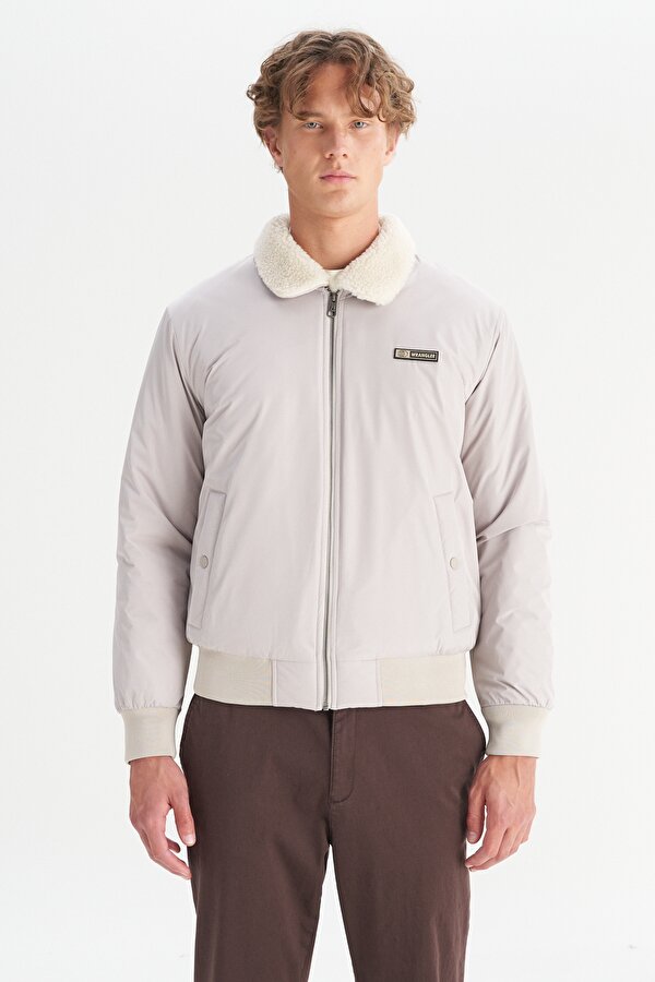 Regular Fit Gömlek Yaka Erkek Bomber Ceket W2520524614