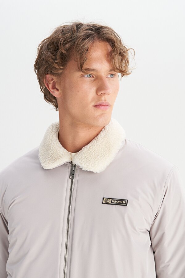 Regular Fit Gömlek Yaka Erkek Bomber Ceket W2520524614