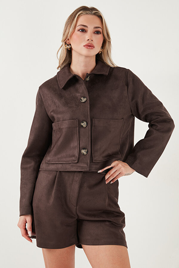 Bayan Ceket 6524992 KAHVE