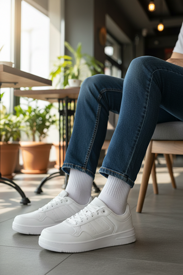 LOWNER PU 5PR Beyaz Erkek Sneaker