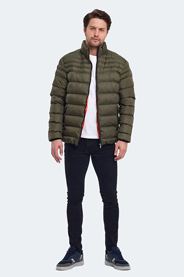 HORIZON I Erkek Şişme Haki Mont & Kaban