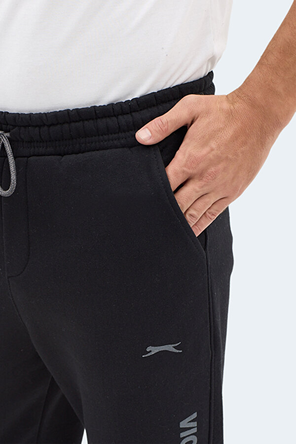 NAHAL I Erkek Cepli Siyah Eşofman Altı