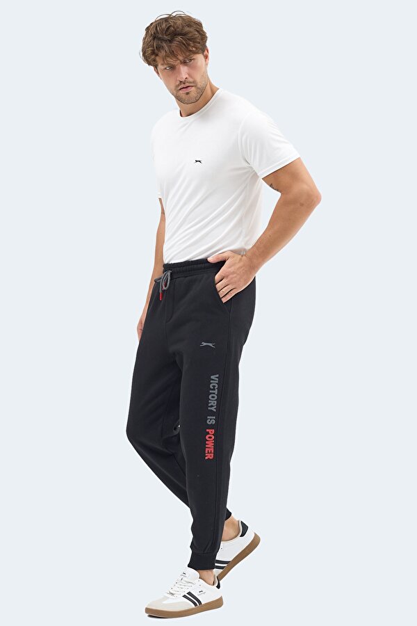 NAHAL I Erkek Cepli Siyah Eşofman Altı