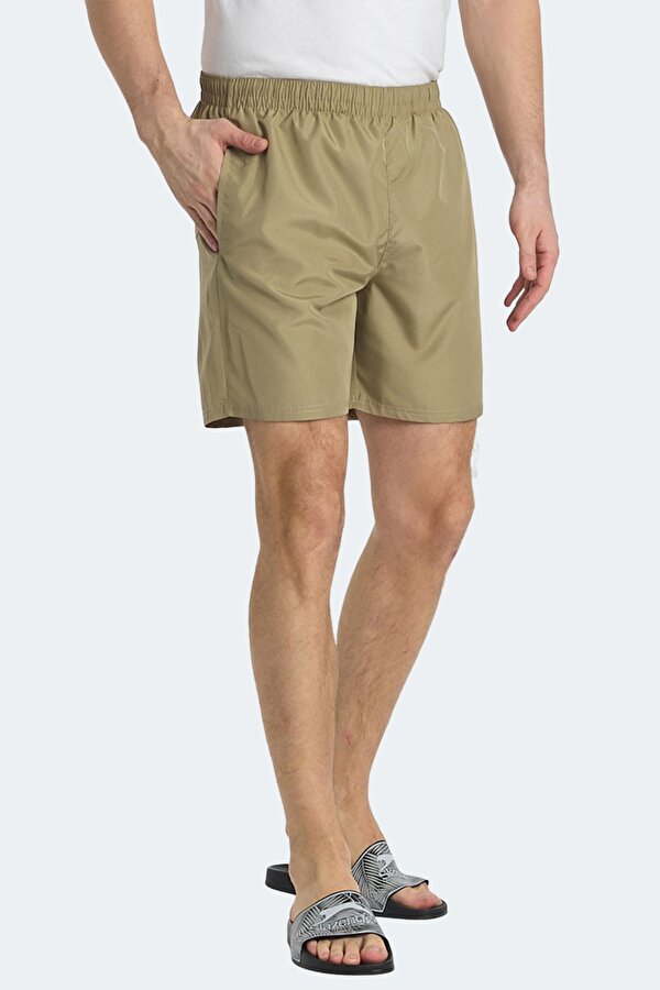 RATING KTN Erkek Cepli Deniz Şortu Bej Mayo