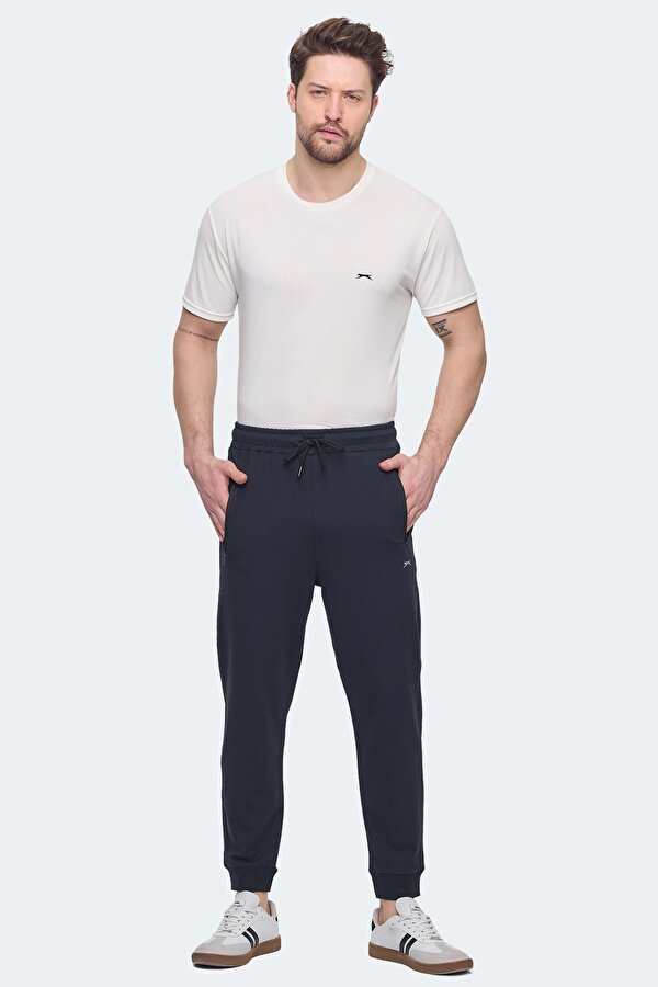 OFER IN Erkek Fermuar Cepli Lacivert Eşofman Altı