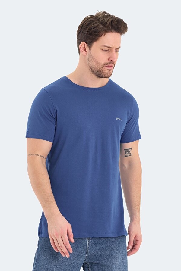ROSALVA Erkek  Saks Mavi Tişört