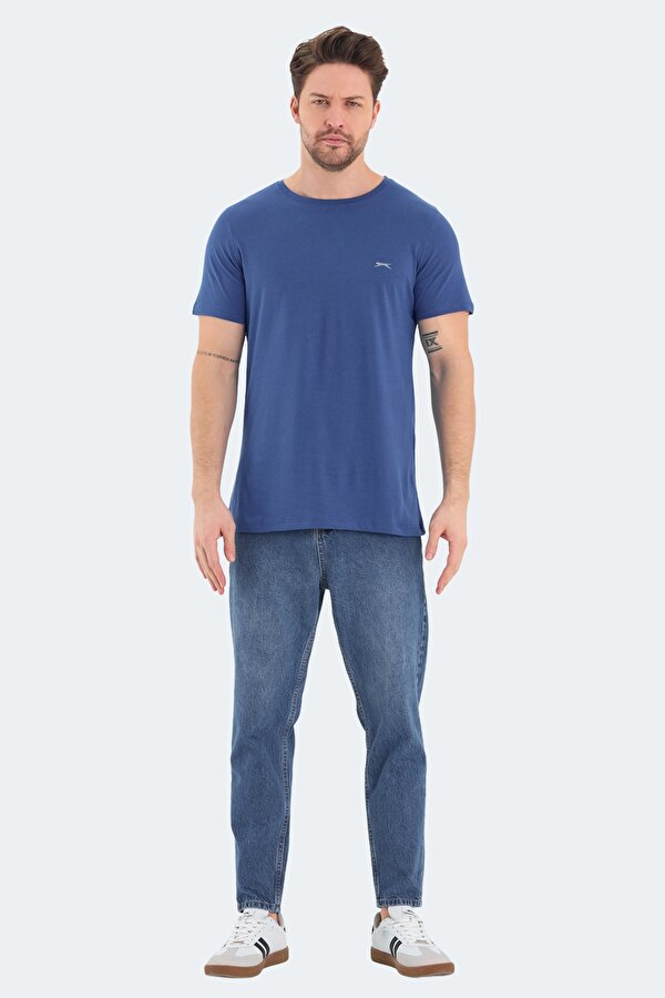 ROSALVA Erkek  Saks Mavi Tişört