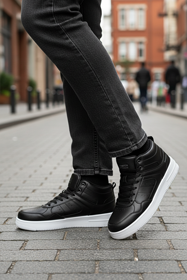 LOWNER PU HI 5PR Siyah Erkek High Sneaker