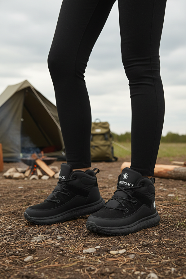 LIO 5PR Siyah Kadın Outdoor Bot