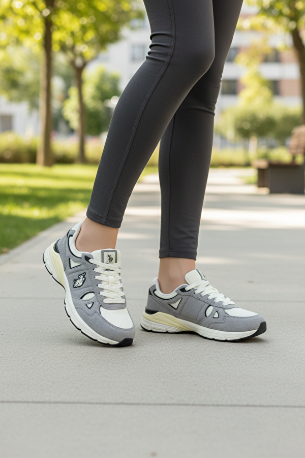 NOE 5PR GRI Kadın Spor Ayakkabı