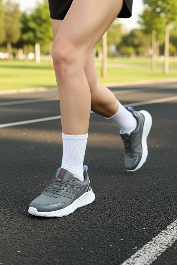 RIVAL PU W 5PR Gri Kadın Koşu Ayakkabısı