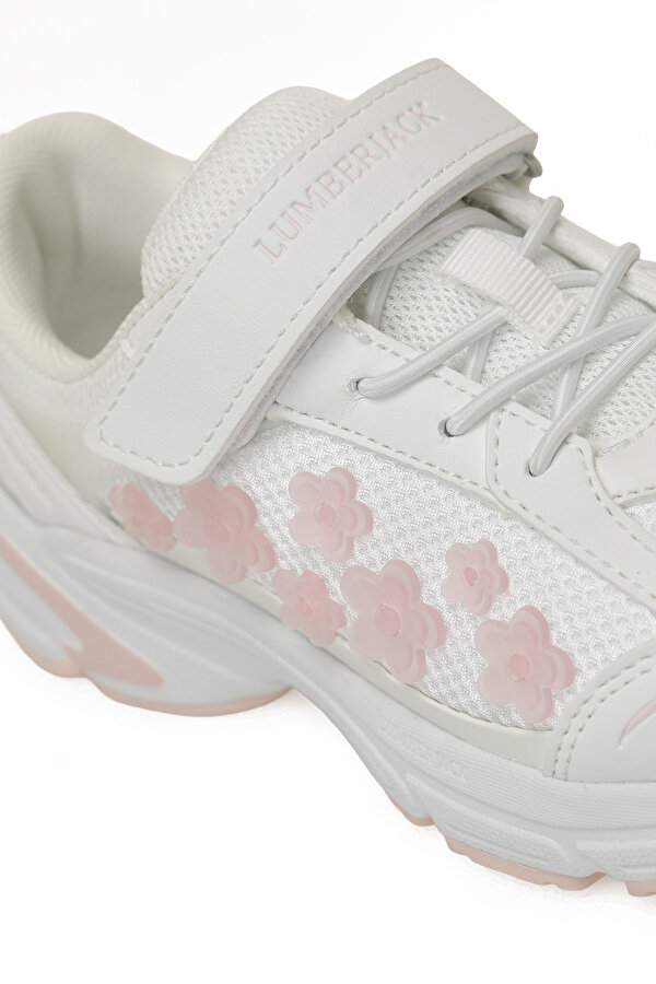 FLOWER 6FX Beyaz Kız Çocuk Spor Ayakkabı