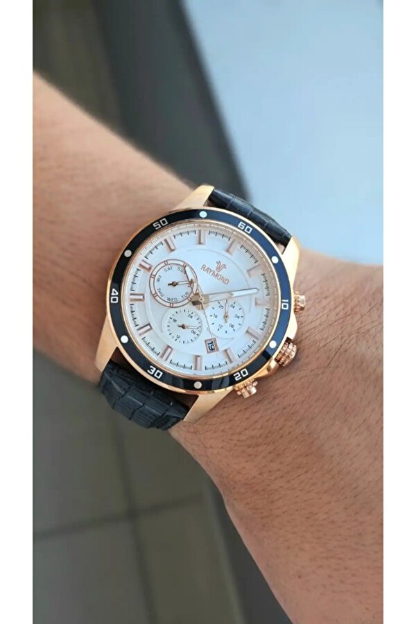Raymond Erkek Kol Saati Rym-1150-rose-siyah