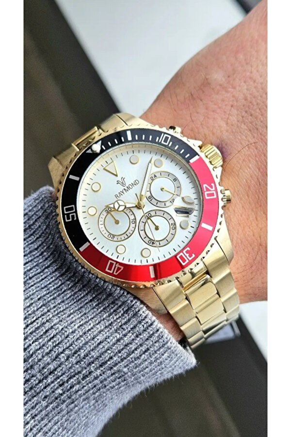 RAYMOND ERKEK KOL SAATİ RYM-81030-BEYAZ