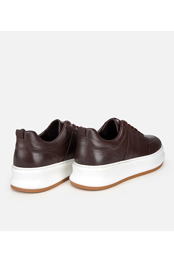 Erkek Deri Kahverengi Yumuşak Dokulu Günlük Ayakkabı