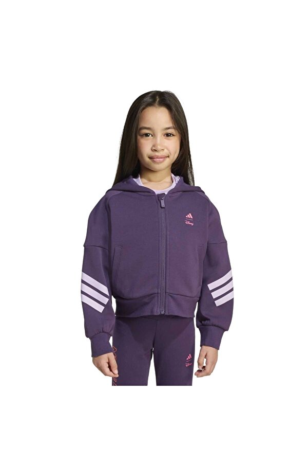 Disney Minnie Mouse Bebek Mor Kapüşonlu Ceket