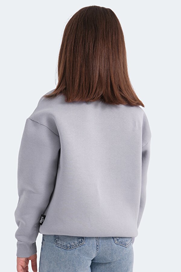 LOGAN 2 li set Unisex Çocuk  Siyah -Taş Gri Sweatshırt