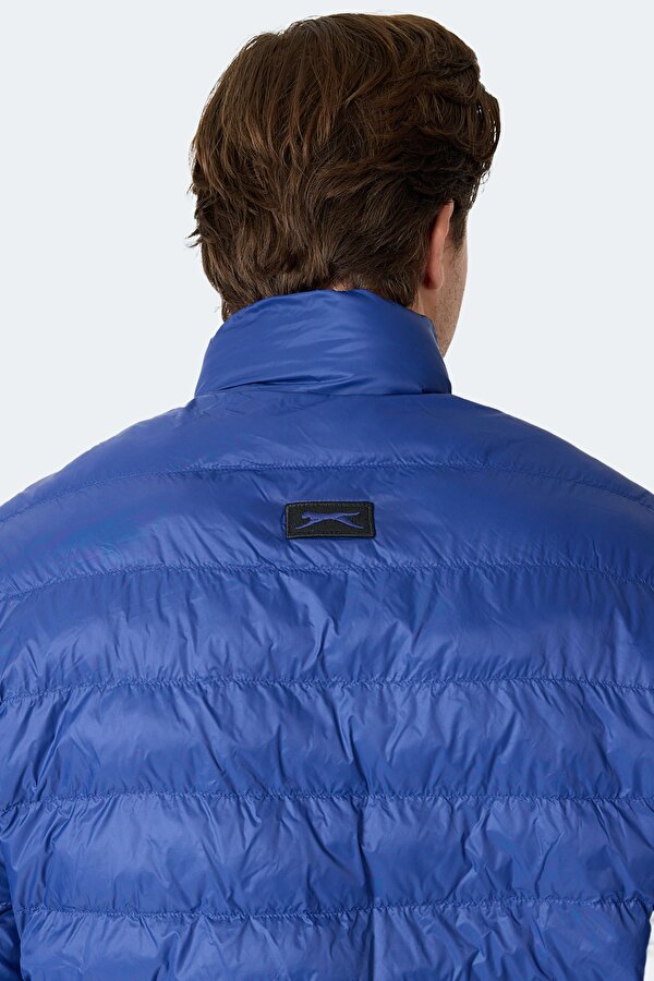 BRAUM Erkek Şişme Saks Mavi Mont & Kaban