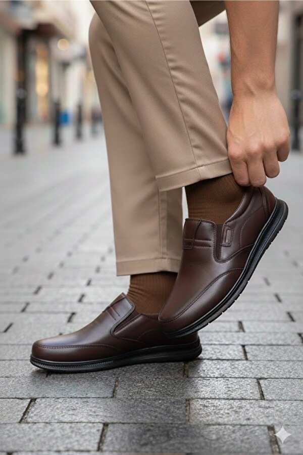 42360 Face Anatomik Topuk Destekli Yumuşak Hakiki Deri Erkek Ayakkabı