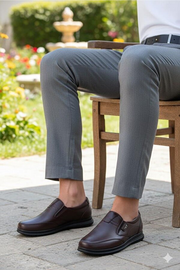 42360 Face Anatomik Topuk Destekli Yumuşak Hakiki Deri Erkek Ayakkabı