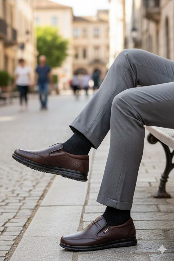 42360 Face Anatomik Topuk Destekli Yumuşak Hakiki Deri Erkek Ayakkabı