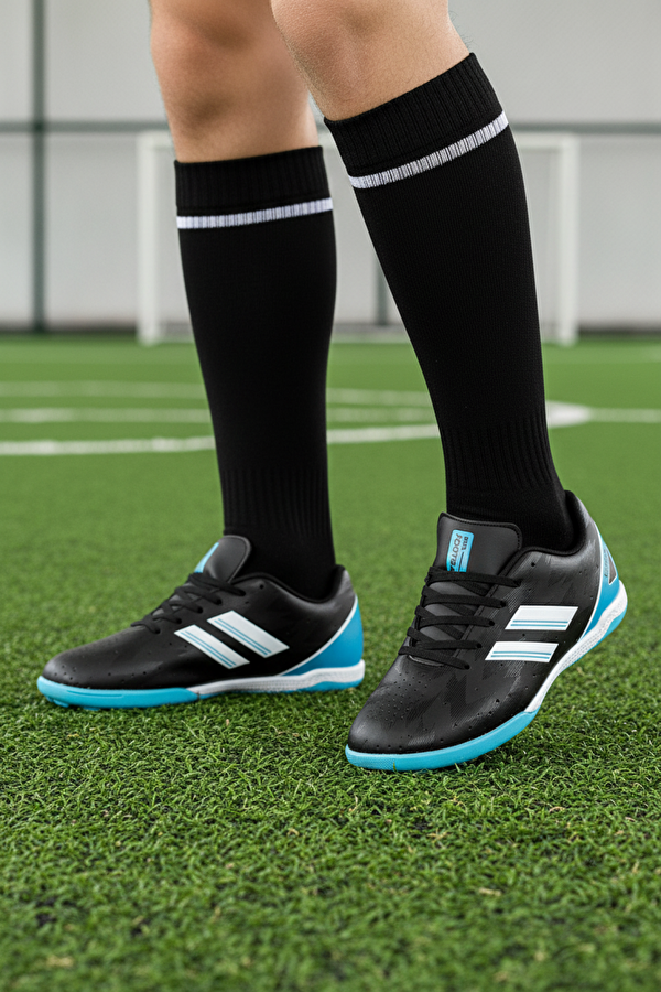 SIMON TF 5PR Siyah Erkek Halı Saha Ayakkabısı