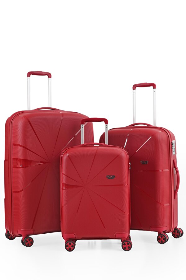 5264 Polipropilen 3 lü Valiz Seti