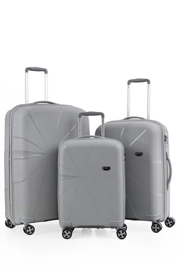 5264 Polipropilen 3 lü Valiz Seti