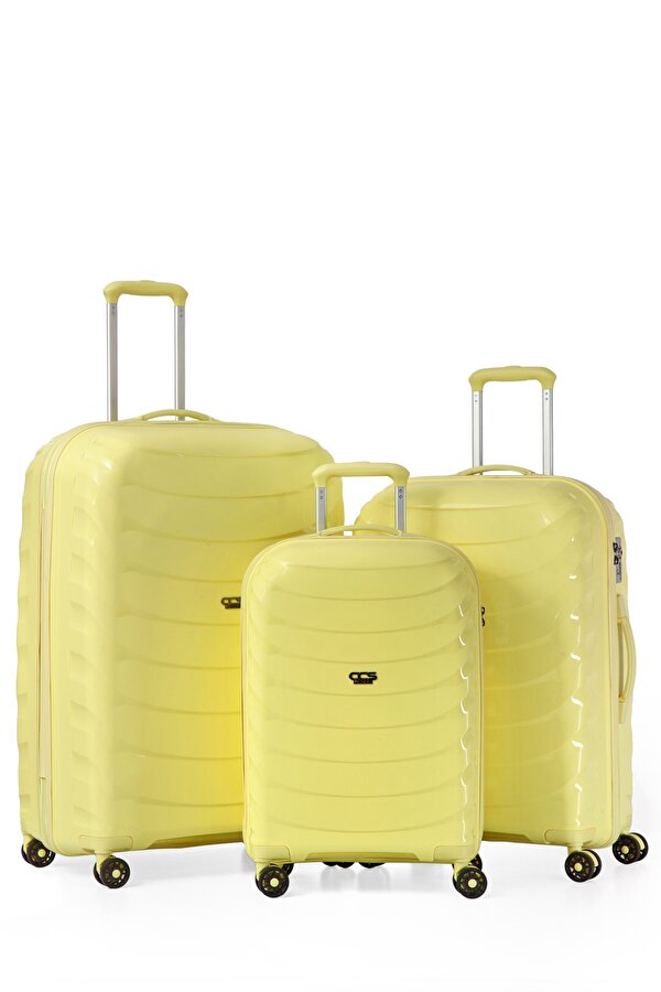 5263 UNİSEX BÜYÜK, ORTA ve KABİN BOY 3 LÜ VALİZ SET