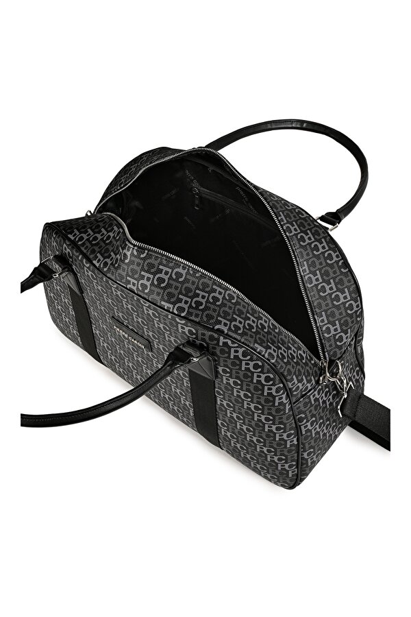 04PC001255 El Valizi Bavul Spor Çantası Valiz Seyahat Tatil Çantası ALFABE-SİYAH