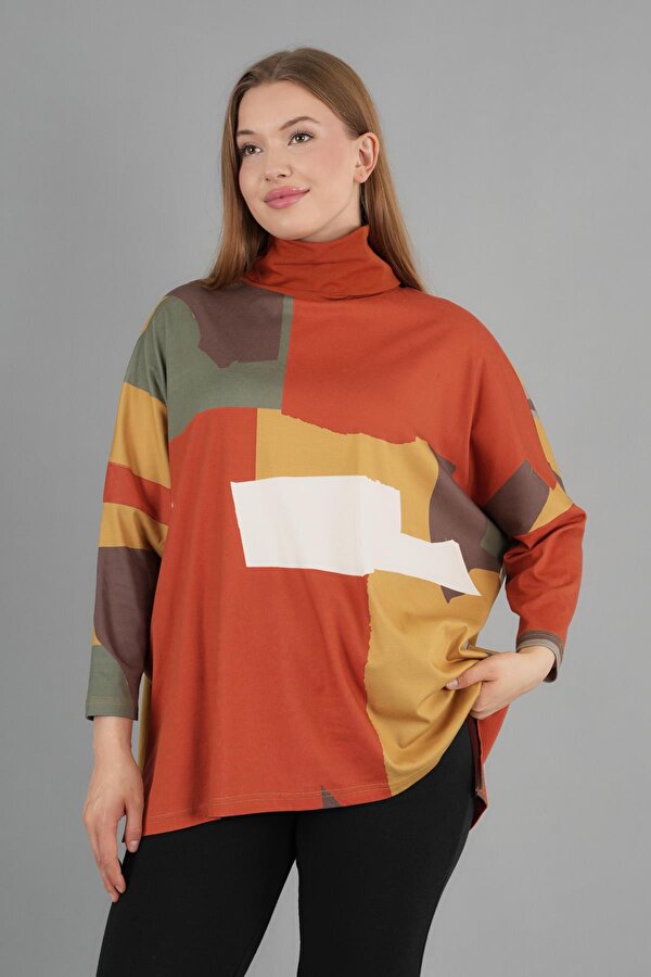 Boğazlı İnce Triko Salaş Kazak