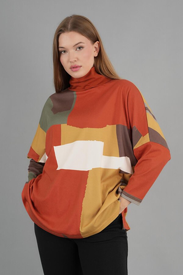 Boğazlı İnce Triko Salaş Kazak