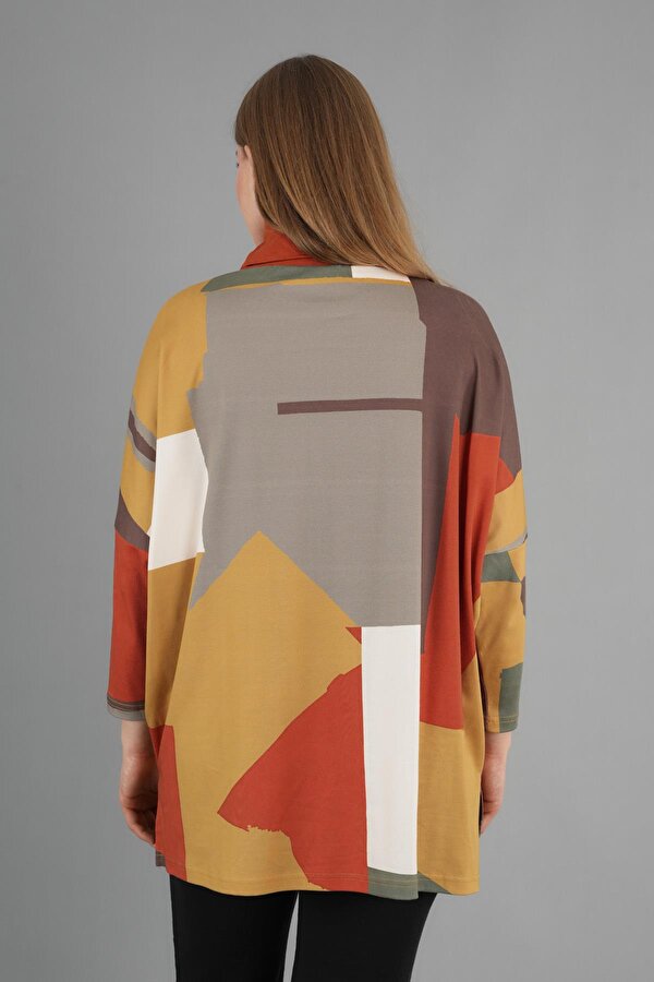 Boğazlı İnce Triko Salaş Kazak