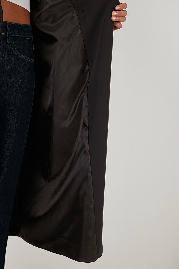 Bayan Trençkot 6839476 KOYU KAHVE