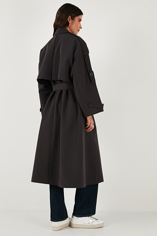 Bayan Trençkot 6839476 KOYU KAHVE