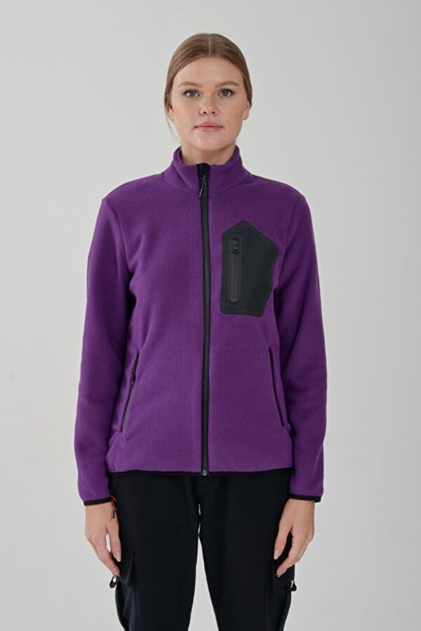 Kadın Tam Fermuarlı Polar