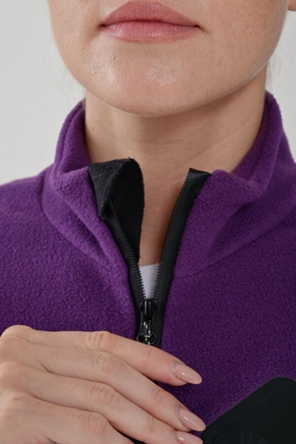 Kadın Tam Fermuarlı Polar