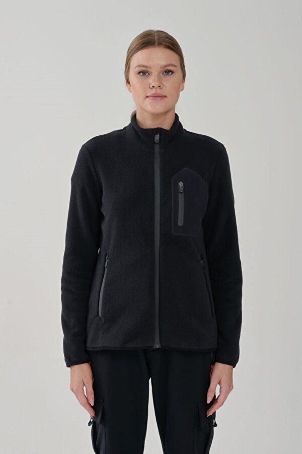 Kadın Tam Fermuarlı Polar