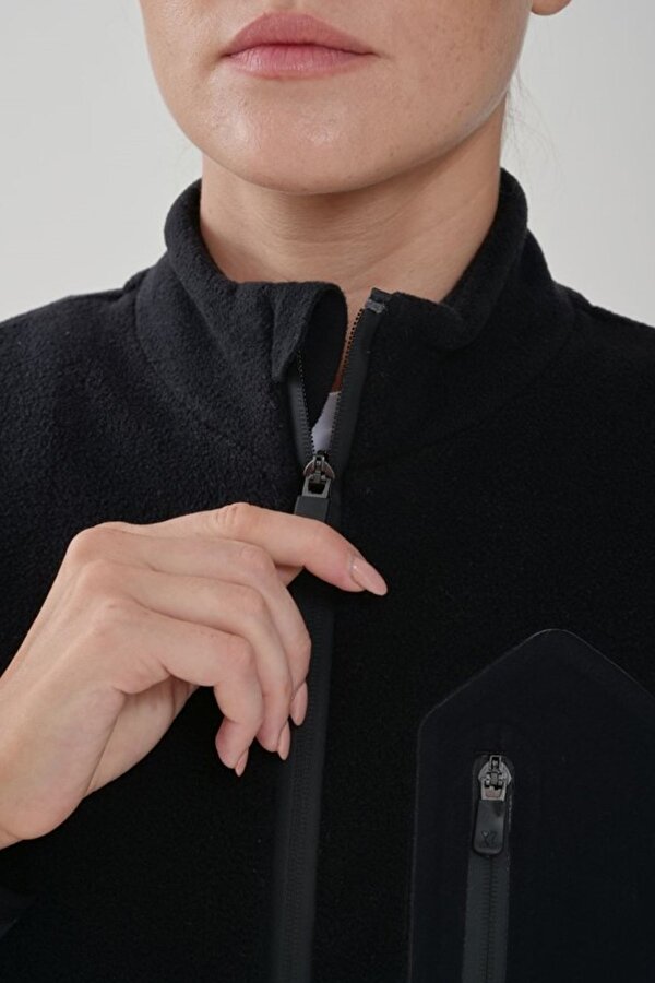 Kadın Tam Fermuarlı Polar